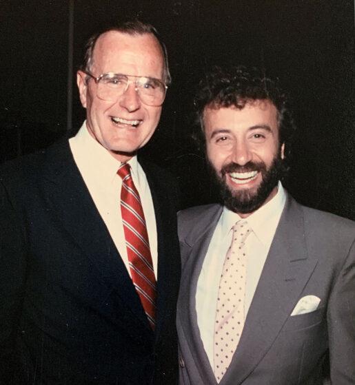 Yakov with President George HW Bush