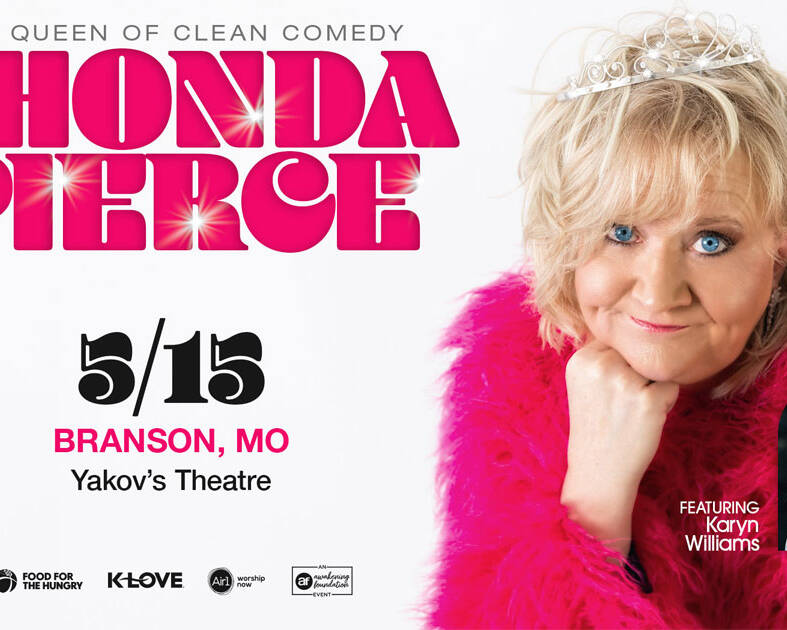 Comedian Chonda Pierce at the Yakov Theatre in Branson Missouri