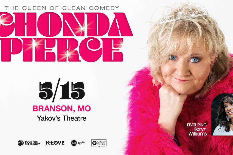 Comedian Chonda Pierce at the Yakov Theatre in Branson Missouri