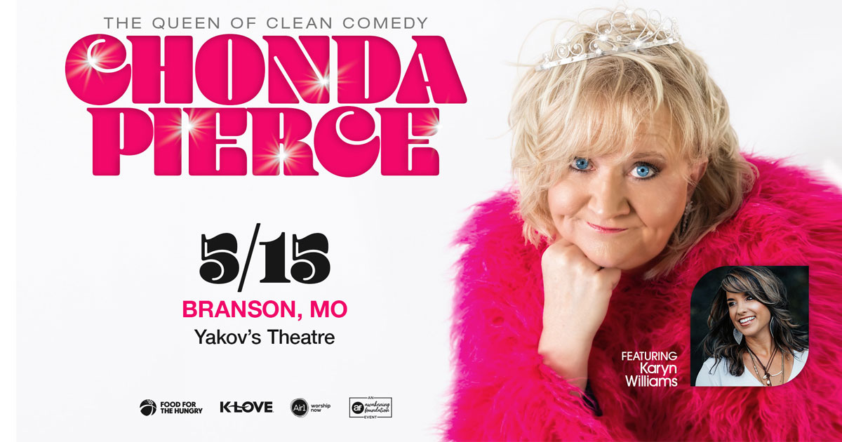 Comedian Chonda Pierce at the Yakov Theatre in Branson Missouri 